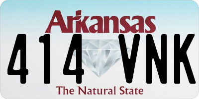 AR license plate 414VNK