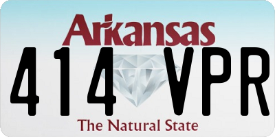 AR license plate 414VPR