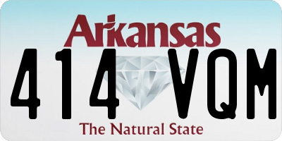AR license plate 414VQM