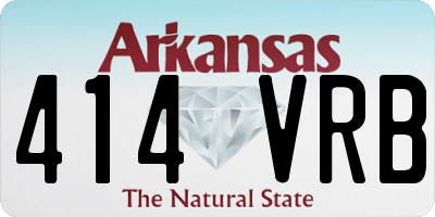 AR license plate 414VRB