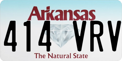 AR license plate 414VRV