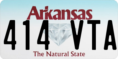 AR license plate 414VTA
