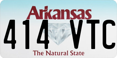 AR license plate 414VTC