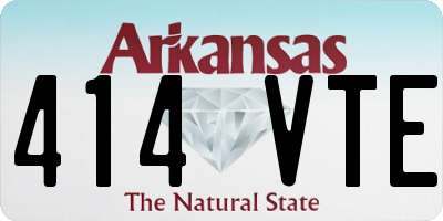 AR license plate 414VTE