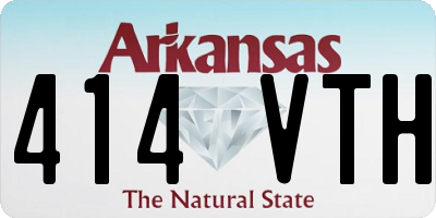 AR license plate 414VTH