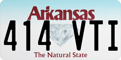 AR license plate 414VTI