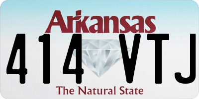 AR license plate 414VTJ