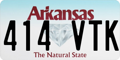 AR license plate 414VTK