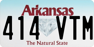 AR license plate 414VTM