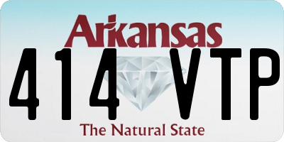 AR license plate 414VTP