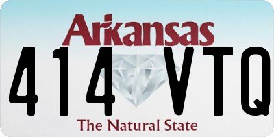 AR license plate 414VTQ