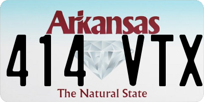 AR license plate 414VTX