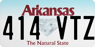 AR license plate 414VTZ