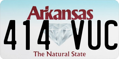 AR license plate 414VUC