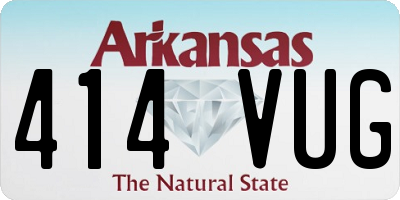 AR license plate 414VUG