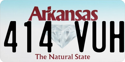 AR license plate 414VUH