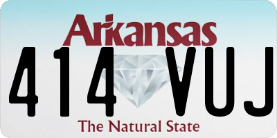 AR license plate 414VUJ