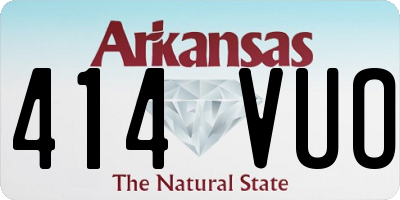 AR license plate 414VUO