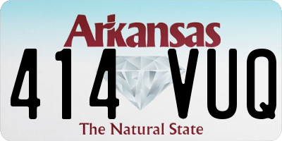 AR license plate 414VUQ
