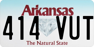 AR license plate 414VUT