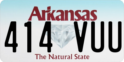AR license plate 414VUU