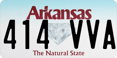 AR license plate 414VVA
