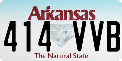 AR license plate 414VVB