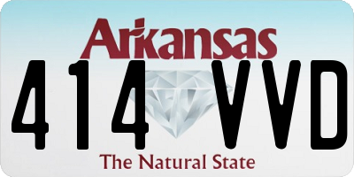 AR license plate 414VVD