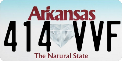 AR license plate 414VVF