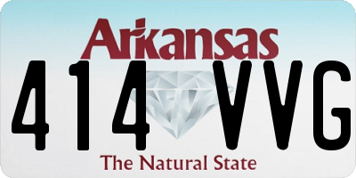 AR license plate 414VVG