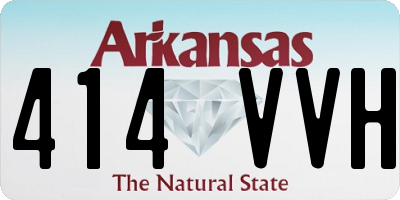 AR license plate 414VVH