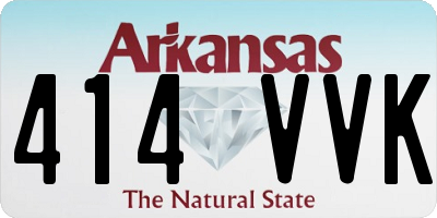 AR license plate 414VVK