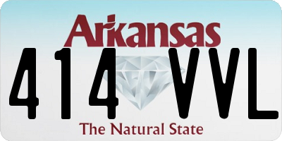 AR license plate 414VVL