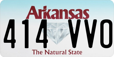 AR license plate 414VVO