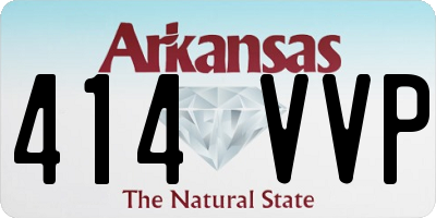 AR license plate 414VVP
