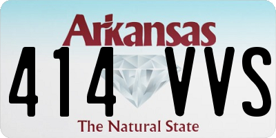 AR license plate 414VVS