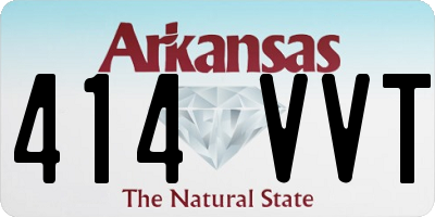 AR license plate 414VVT