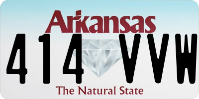 AR license plate 414VVW