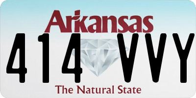 AR license plate 414VVY