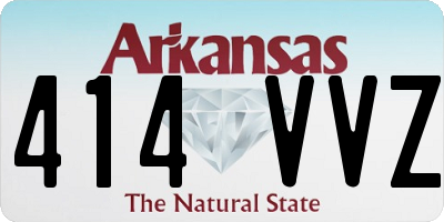 AR license plate 414VVZ
