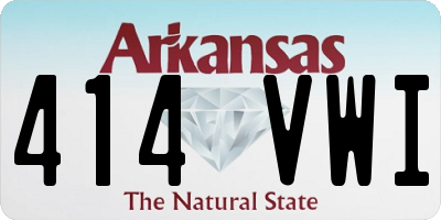 AR license plate 414VWI