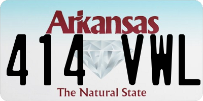 AR license plate 414VWL