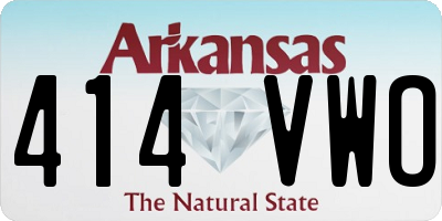 AR license plate 414VWO