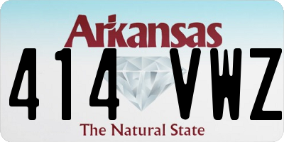 AR license plate 414VWZ