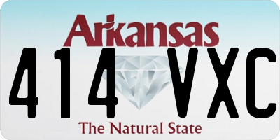 AR license plate 414VXC