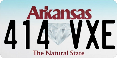 AR license plate 414VXE