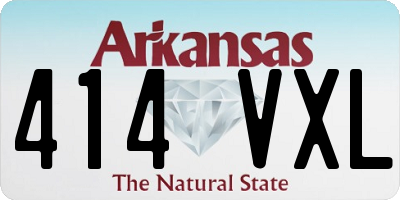 AR license plate 414VXL