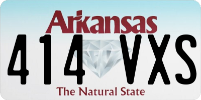 AR license plate 414VXS