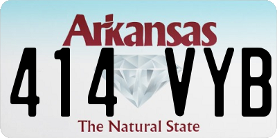AR license plate 414VYB