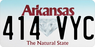 AR license plate 414VYC